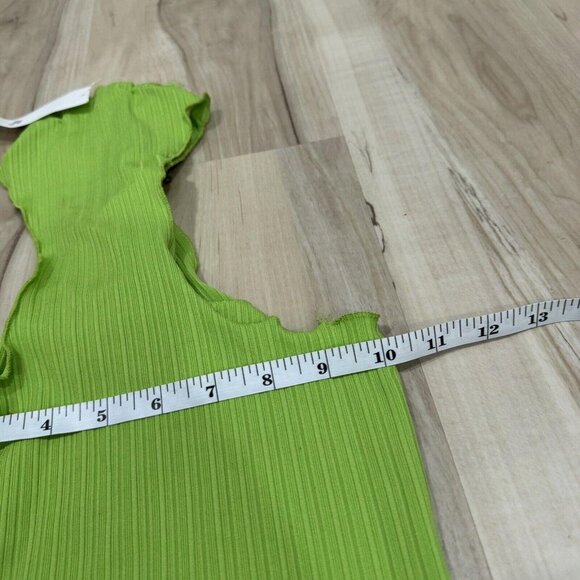 Women’s‎ Urban Outfitters Green Shirt Croptop Size Small - Picture 6 of 6
